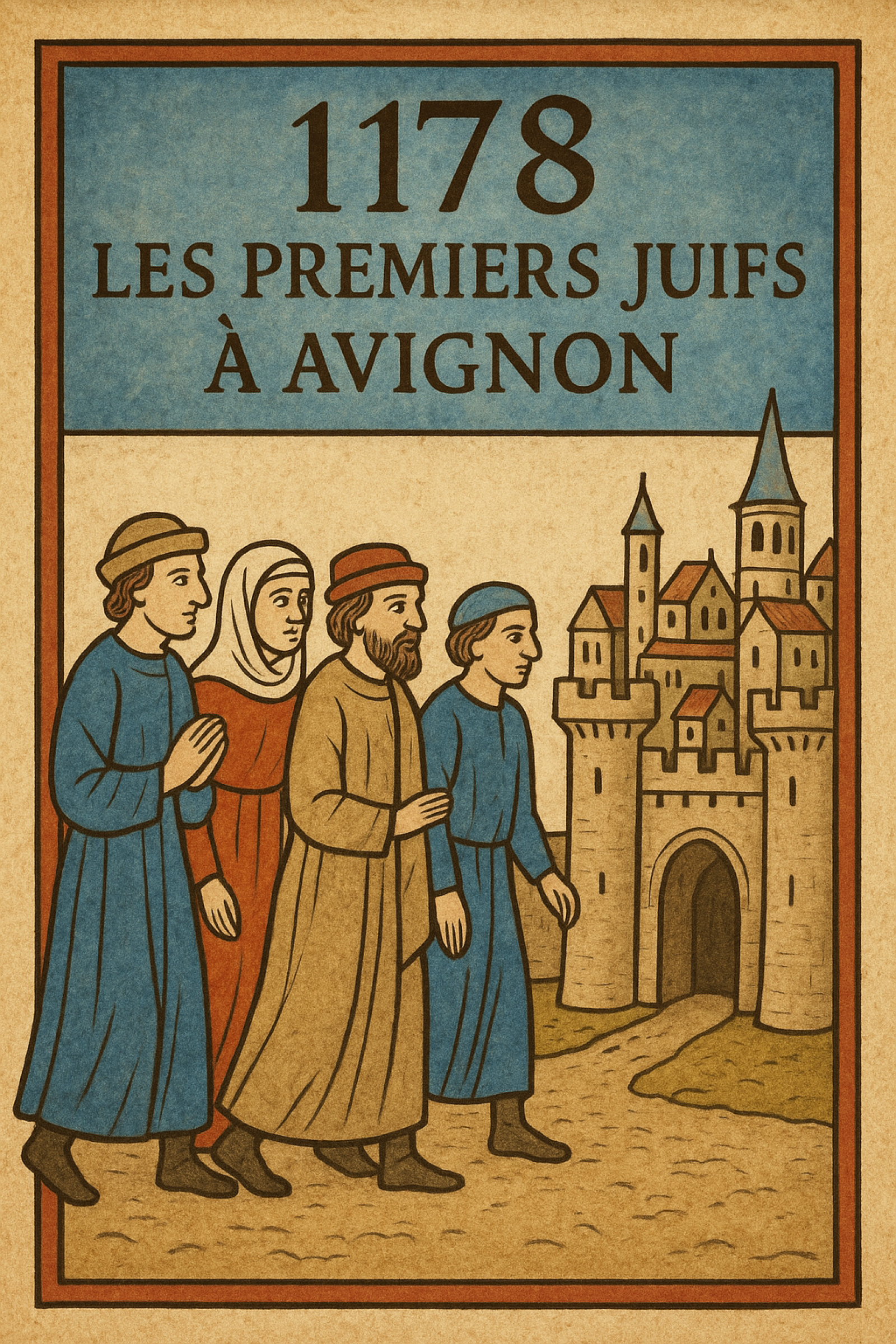 1178, à Avignon, trace des premiers juifs