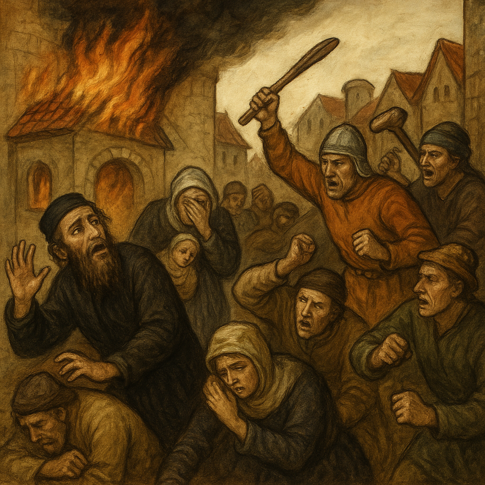 1596 En Perse, les juifs perses sont pers&eacute;cut&eacute;s