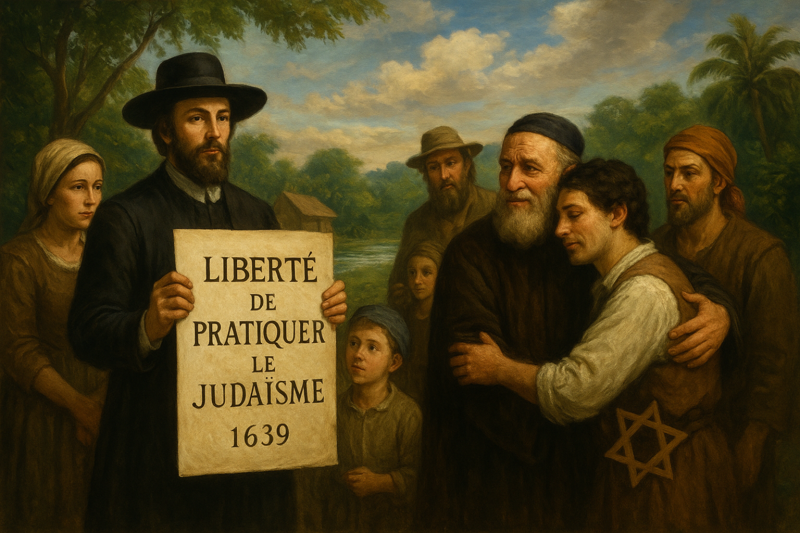 1639 Les juifs de Guyane obtiennent la libert&eacute; de pratiquer le juda&iuml;sme
