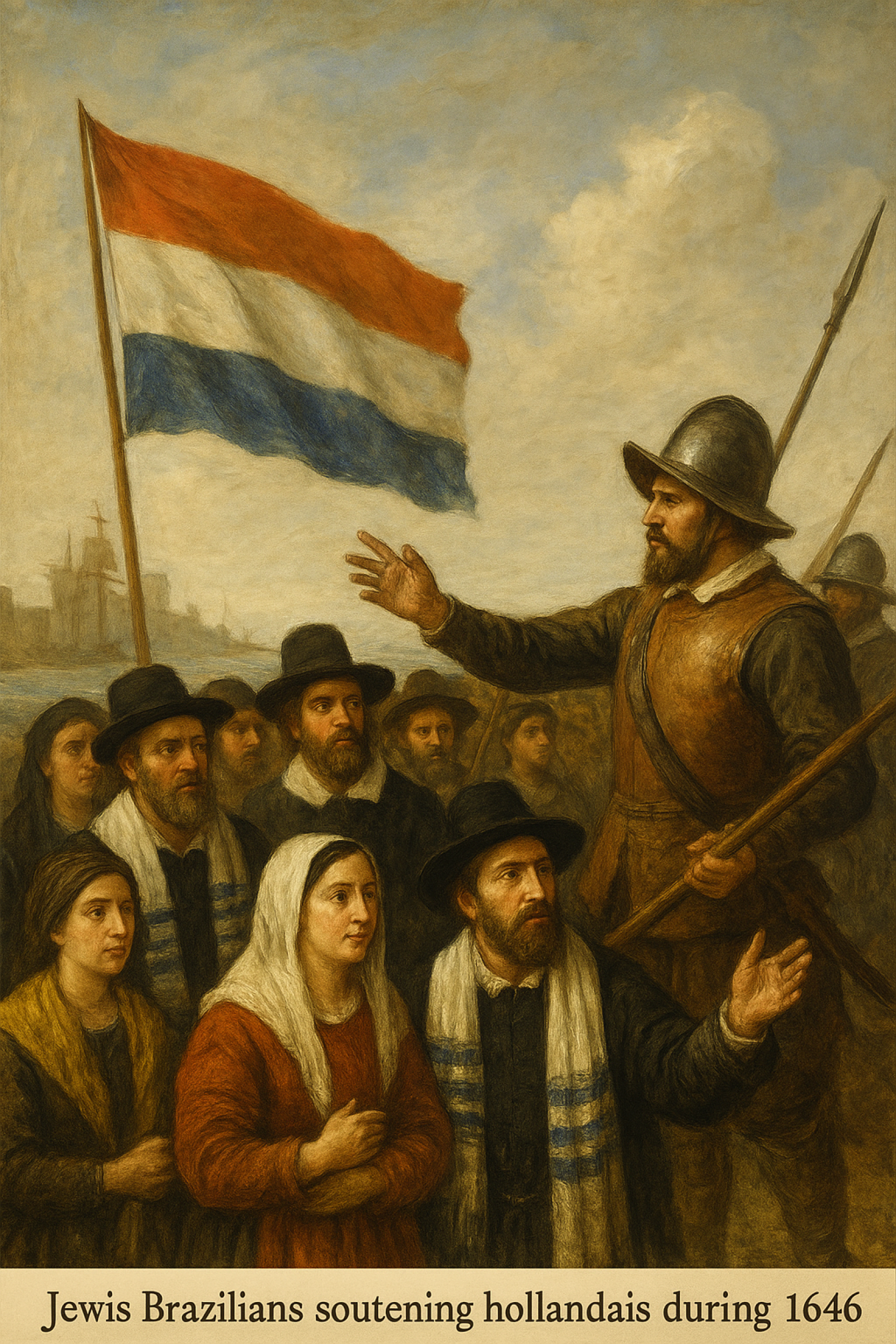 1646 Les juifs br&eacute;siliens soutiennent les Hollandais 