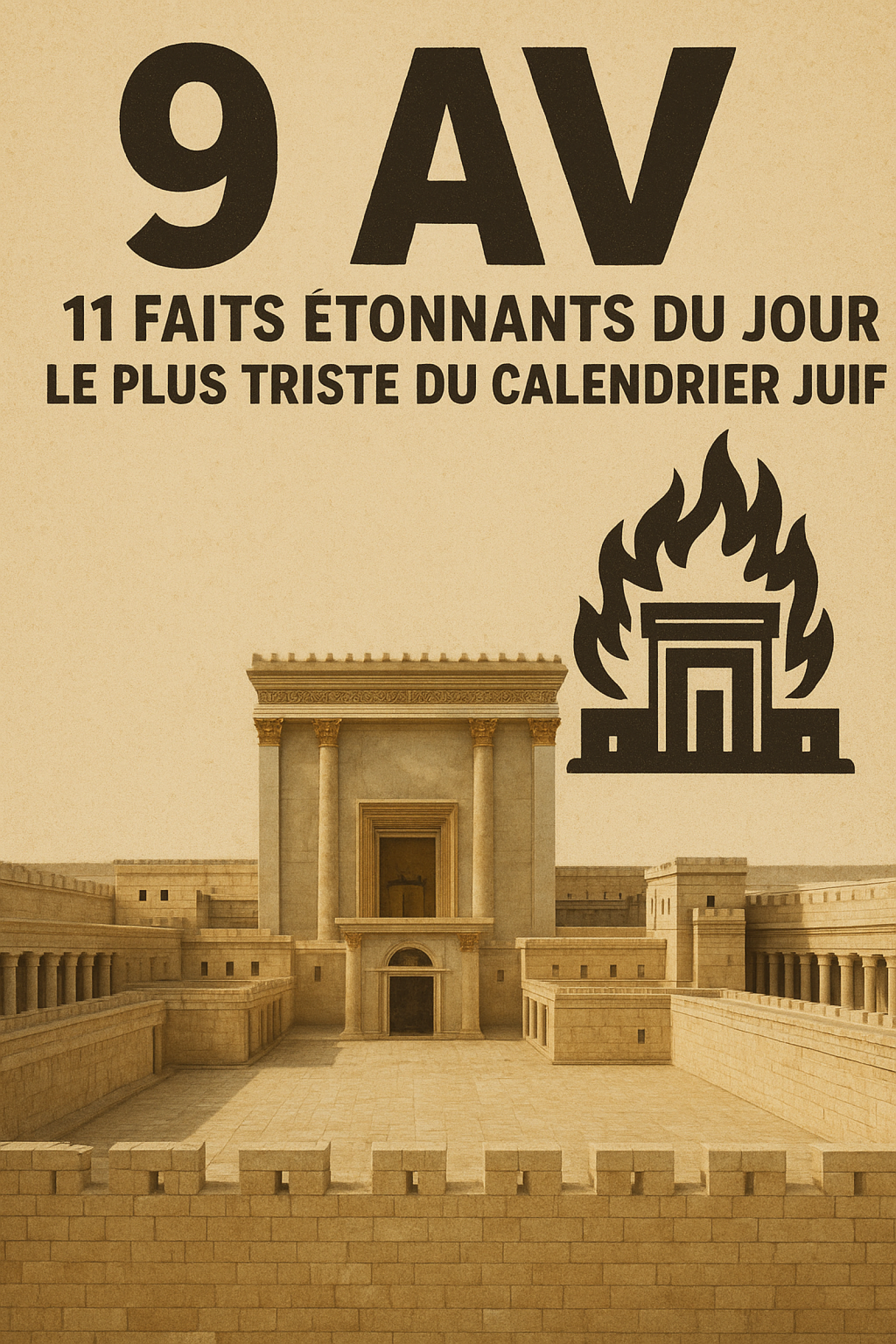 Le 9 Av, 11 faits &eacute;tonnants du jour le plus triste du calendrier juif
